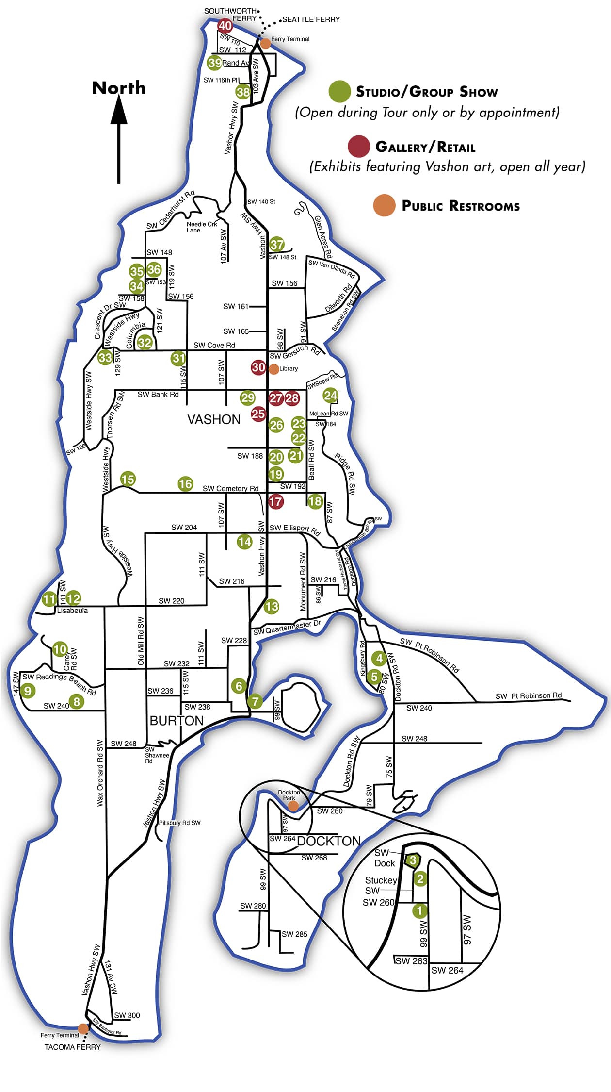 Holiday 2026 Tour Map
